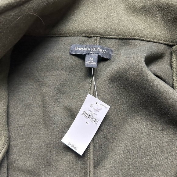 NWT Banana Republic Olive Melton Jacket M - Picture 6 of 7